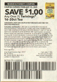 Twinings Tea 16ct - 20ct exp Sat 2/15/25 SV 1-5 (save $1.00)