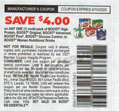 Boost Multi-Pack Various Products exp Sun 8/10/25 SV 7-13 (save $4.00)