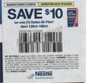 Osteo Bi-Flex 120ct - 180ct exp Mon 9/15/25 SV 8-3 (save $10.00)
