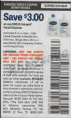 Cetaphil Facial Cleanser exp Sun 8/31/25 SV 8-3 (save $3.00)