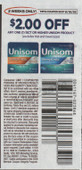 Unisom 15ct+ exp Sat 8/16/25 SV 8-3 (save $2.00)