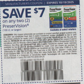 PreserVision 100ct+ exp Sun 10/19/25 SV 8-24 (save $7.00 wyb 2)