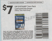 Systane Lubricant Eye Drops Twin Pack 10ml+ exp Tue 9/23/25 SV 8-24 (save $7.00)