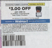 Clairol ColorStrong Hair Color Product exp Sun 9/21/25 SV 9-7 (save $3.00)