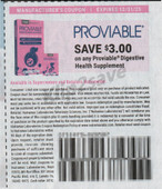 Proviable Digestive Health Supplement exp Wed 12/31/25 SV 9-7 (save $3.00)