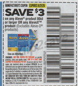 Aleve 80ct+ or AleveX exp Sun 9/21/25 SV 9-7 (save $3.00)