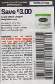 Cetaphil Body Moisturizer exp Sat 11/1/25 SV 10-5 (save $3.00)