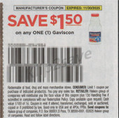 Gaviscon exp Sun 11/30/25 SV 11-2 (save $1.50)