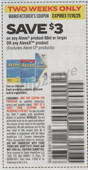 Aleve 80ct+ or AleveX exp Sun 11/16/25 SV 11-2 (save $3.00)