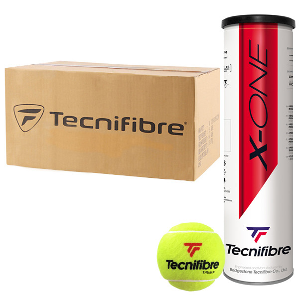 Tecnifibre X-One - 144 Tennis Ball Box (X D-Core) - Thump Sports