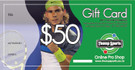 $50 Tennis Gift Card