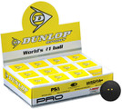 Dunlop Pro Squash Ball - 12 Balls