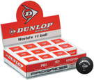 Dunlop Progress Squash Ball - 12 Balls