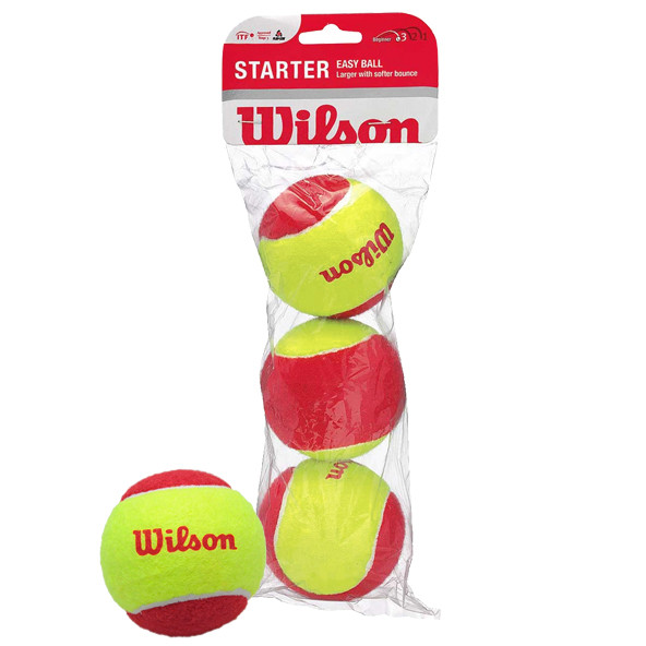 Wilson Red Stage - 3pk Tennis Balls Thump Sports