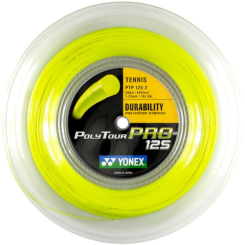 Yonex Poly Tour Pro 120/17 200m Reel (Yellow) » Strung Out