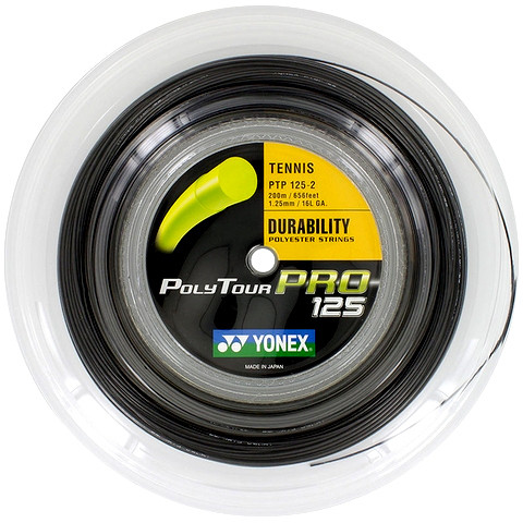 Yonex Poly Tour Pro Black 16L 1.25mm 200M Reel