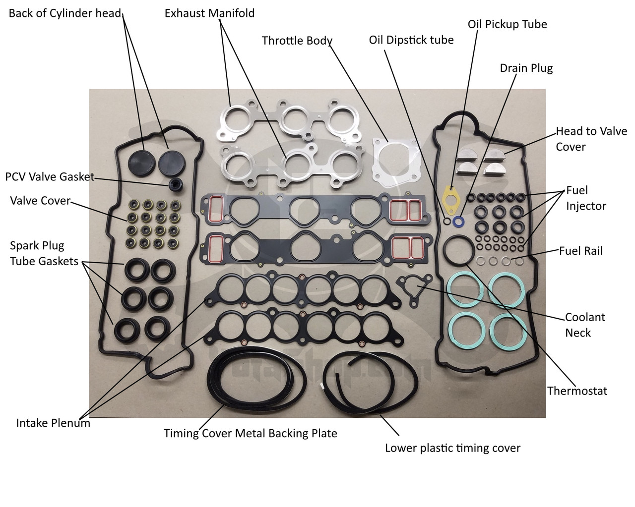 Gasket Set Toyota 4runner T100 Tacoma Tundra V6 3 4l 5vz 1995 2004 Long Block Install Gasket Set Kit 2023