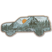Wood Sign - TOYOTA 4Runner Mountain Scene Wood Sign 90227026