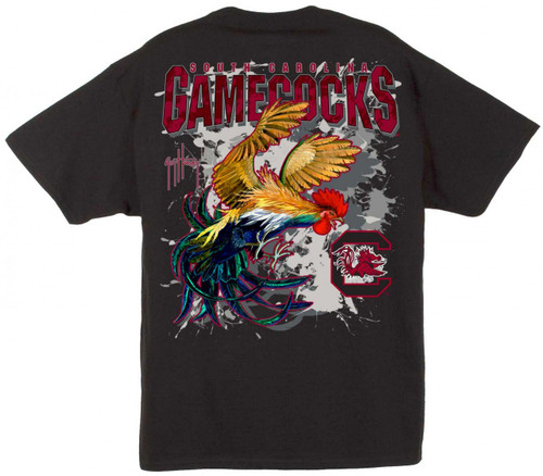 USC Gamecocks Also Available in Long Sleeve (Black Shirt)