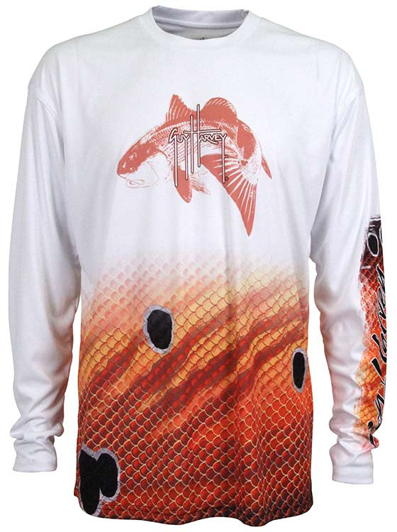 Guy Harvey Redfish Pro UVX LS Performance Shirt