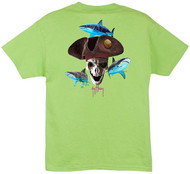 Guy Harvey Scallywag Boys Tee in Lime, Turquoise or Dark Pink