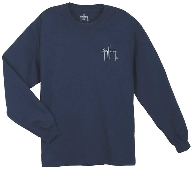 Guy Harvey Auburn Long Sleeve Back 