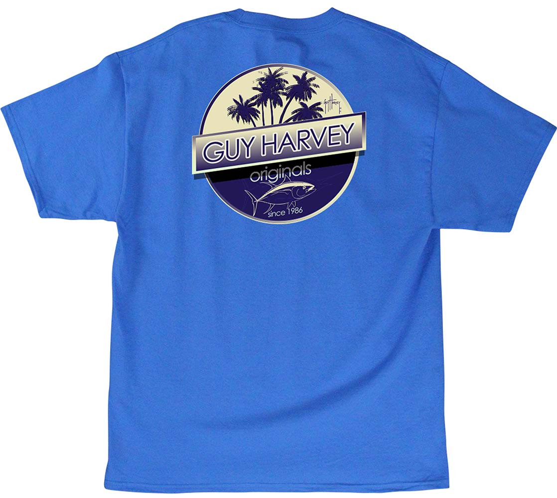 Guy Harvey Tuna Boat Back-Print T-Shirt