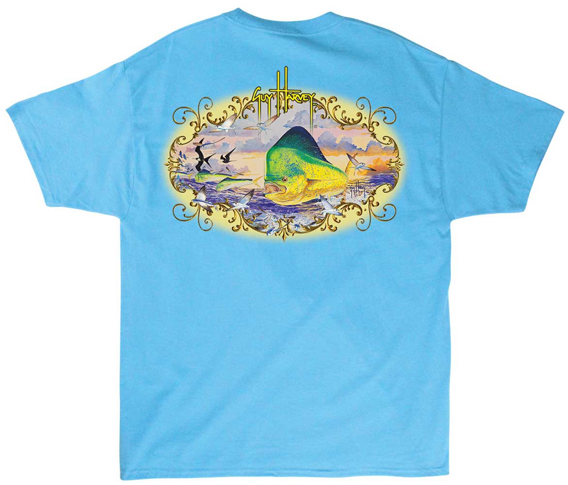 Guy Harvey Smokin Dorado Back-Print T-Shirt