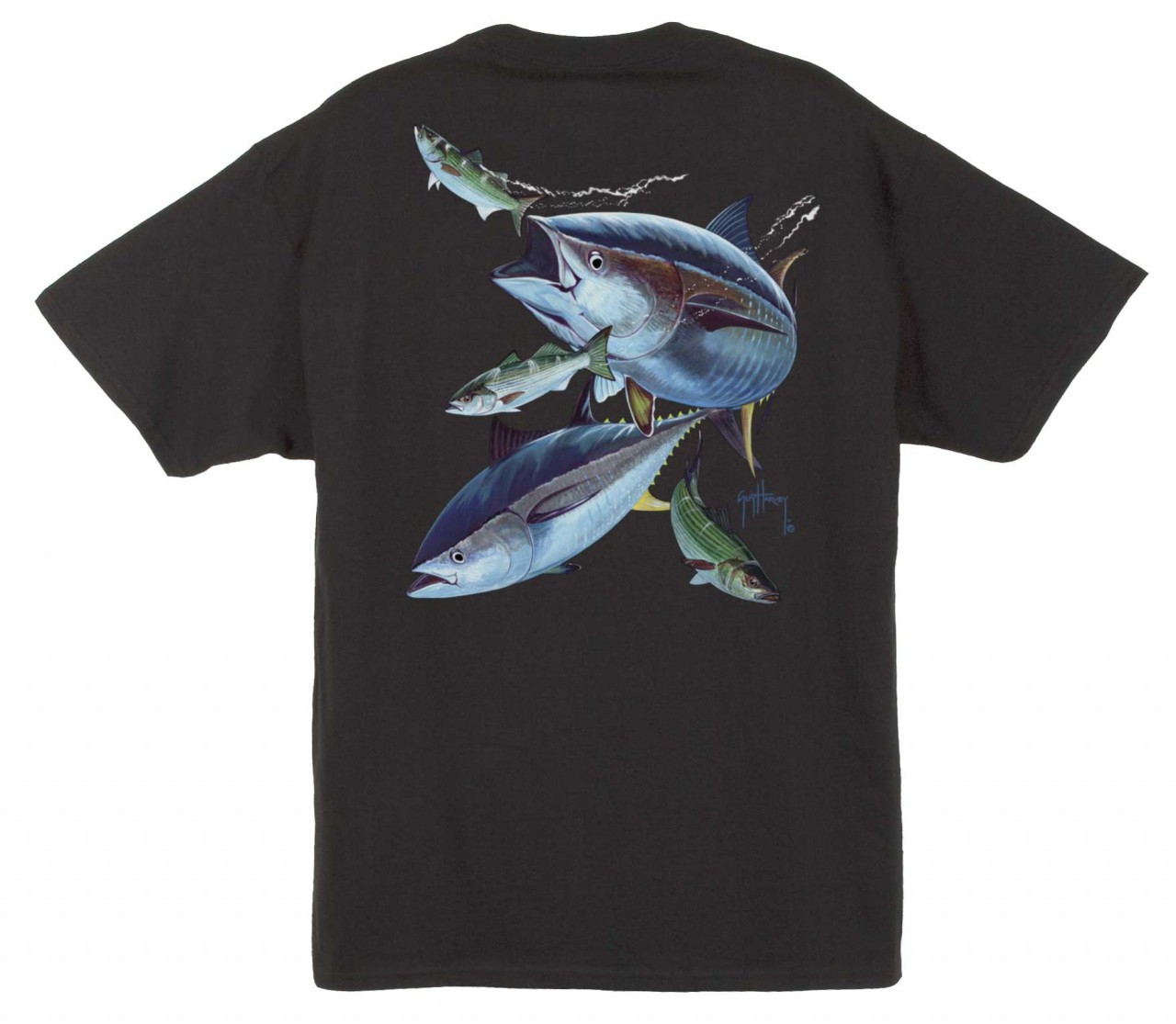 Guy Harvey Hungry Tuna Back-Print T-Shirt