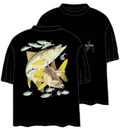 Guy Harvey Snook I Back-Print T-Shirt