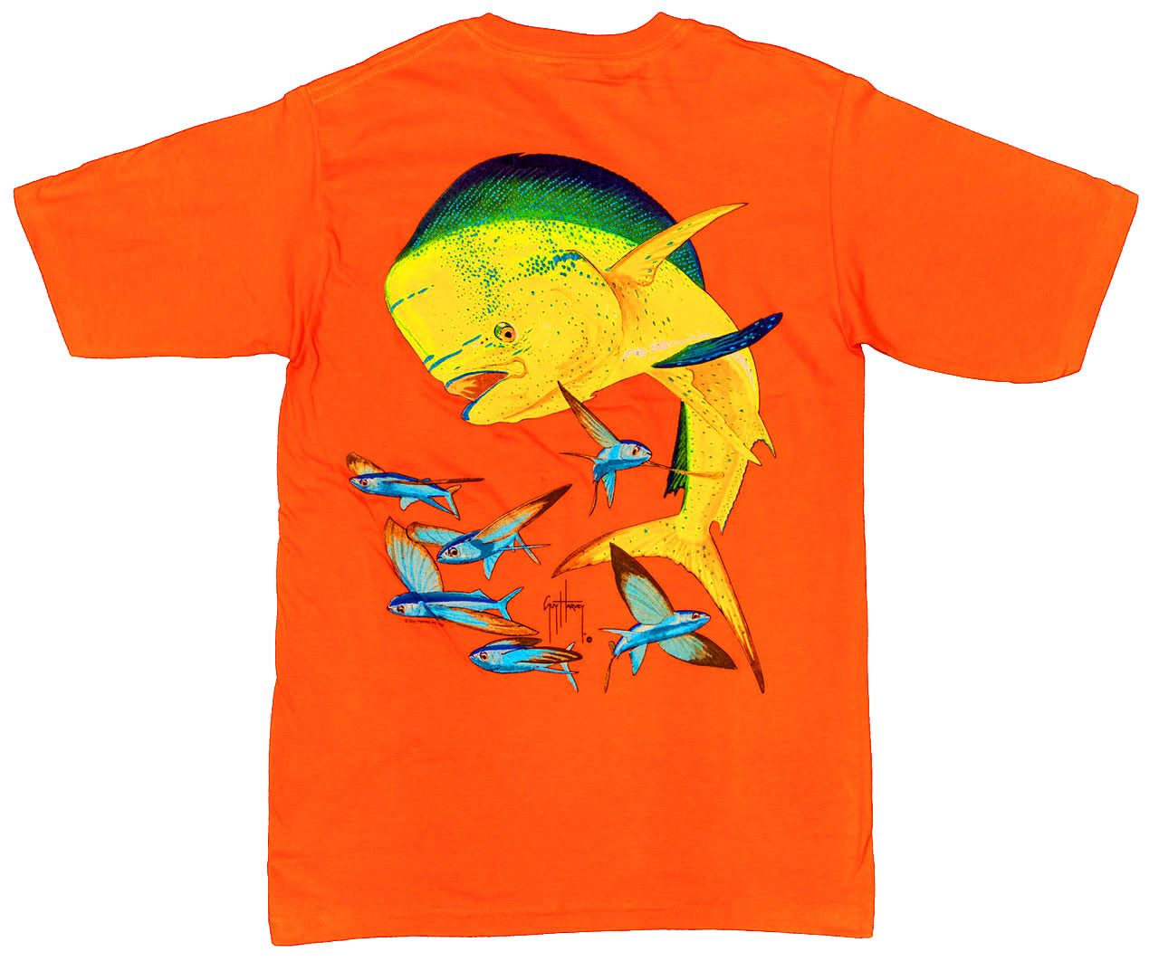 Guy Harvey Island Marlin Back-Print T-Shirt