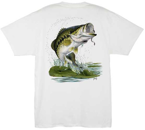 Al Agnew,Leaping BassBack-Print T-Shirt
