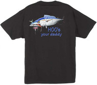 Tom Waters Hoo's Your Daddy Back-Print Tee w/ Pocket in Yellow or Black