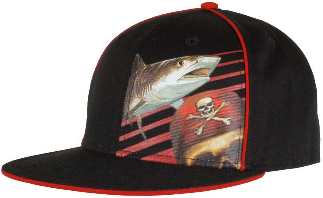 Navy Baseball Caps by Guy Harvey - Navy & Orange Team Color Hat