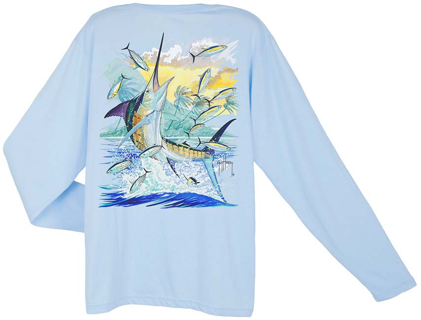 guy harvey long sleeve dri fit