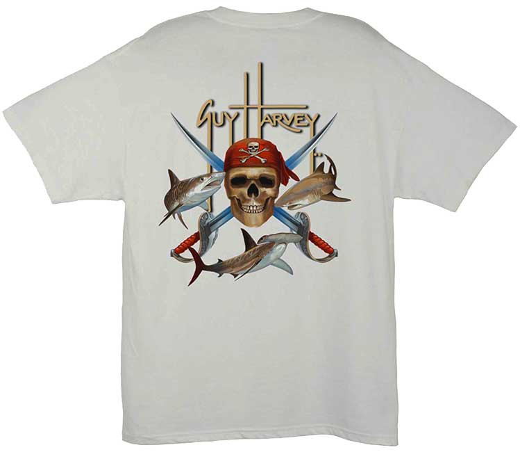 guy harvey pirate shirt