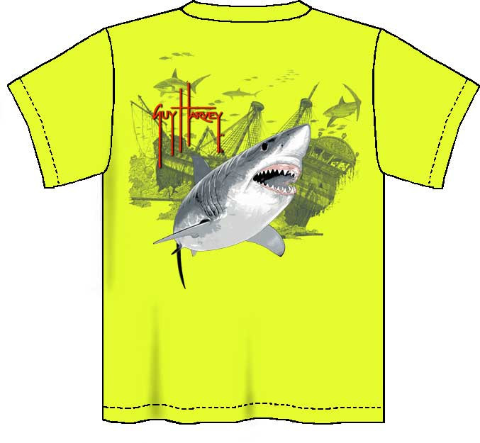 Guy Harvey Neon Offshore Classic Boys T-Shirt