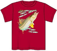 Guy Harvey Snook Boys Tee in Lime, White or Red
