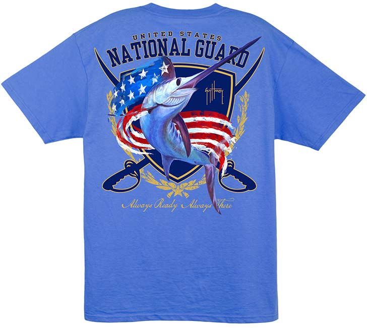 Guy Harvey National Guard Back-Print T 