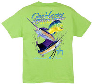 Guy Harvey Offshore Classic Boys Tee in Lime or Orange