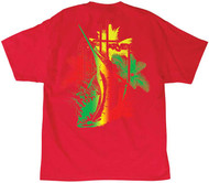 Guy Harvey Island Splash  Men's Back-Print Tee, w/Pocket, in Kelly Green or Red
