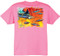 Guy Harvey Hydro Boys Tee in Dark Pink