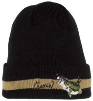 Al Agnew Spinner Bass Embroidered Beanie in Black