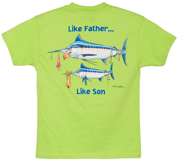 Tom Waters Like Father, Like Son Boys Back-Print T-Shirt