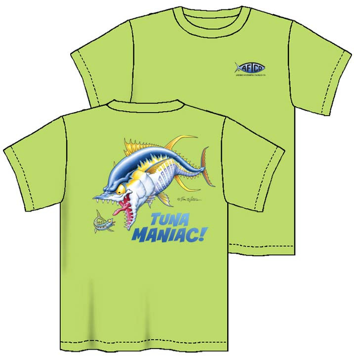 Tom Waters Tuna Maniac Boys Back-Print T-Shirt