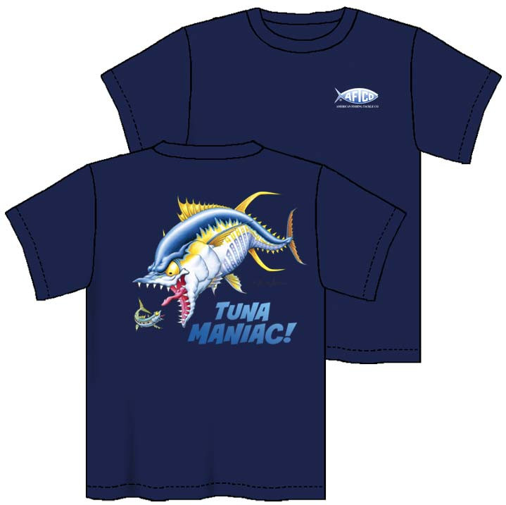 Tom Waters Tuna Maniac Boys Back-Print T-Shirt