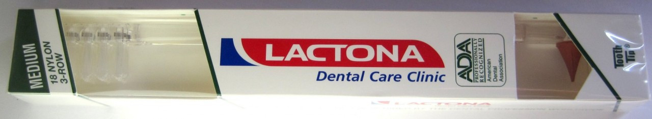 Lactona 18 Nylon Medium Toothbrush - 3 Row - KleenTeeth