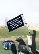 Custom Flag Mount for Golf Cart