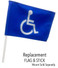 Replacement Handicap Flag 
