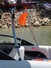Skier Down Flag Buddy Mounted  On  Malibu Boat